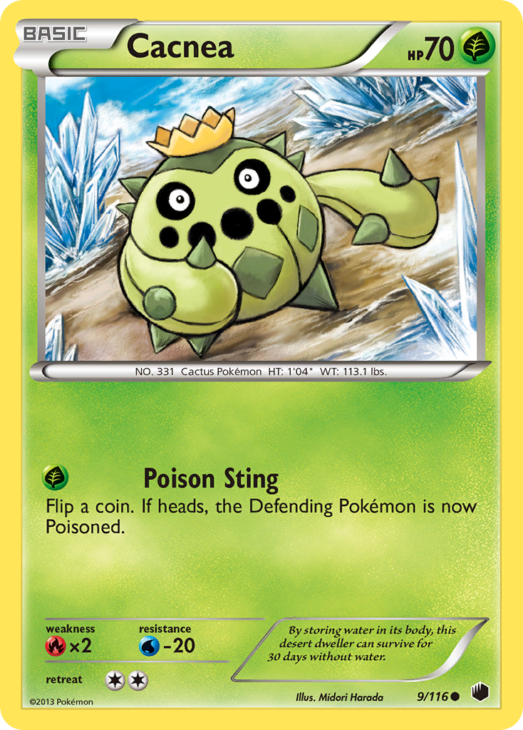 Cacnea (9/116) [Black & White: Plasma Freeze] | Odin's Place