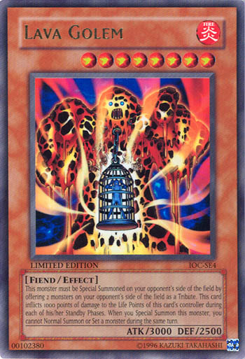 Lava Golem [IOC-SE4] Ultra Rare | Odin's Place