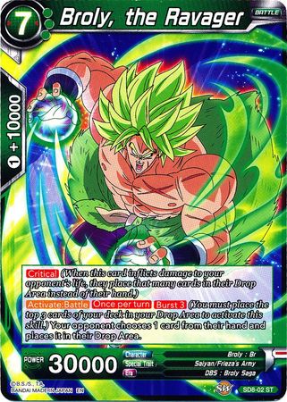 Broly, the Ravager (Starter Deck - Rising Broly) (SD8-02) [Destroyer Kings] | Odin's Place
