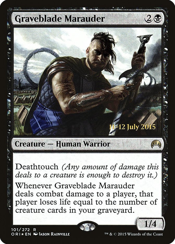 Graveblade Marauder (101) [Magic Origins Prerelease Promos] | Odin's Place