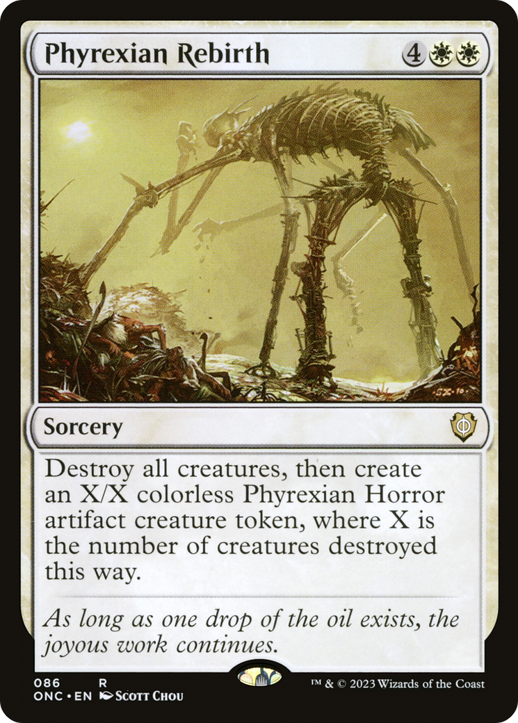 Phyrexian Rebirth [Phyrexia: All Will Be One Commander] | Odin's Place