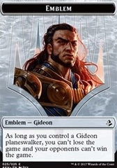 Gideon of the Trials Emblem // Zombie Double-Sided Token [Amonkhet Tokens] | Odin's Place