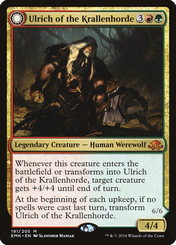 Ulrich of the Krallenhorde // Ulrich, Uncontested Alpha [Eldritch Moon] | Odin's Place