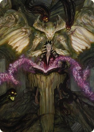 Demonic Tutor Art Card [Commander Masters Art Series] | Odin's Place