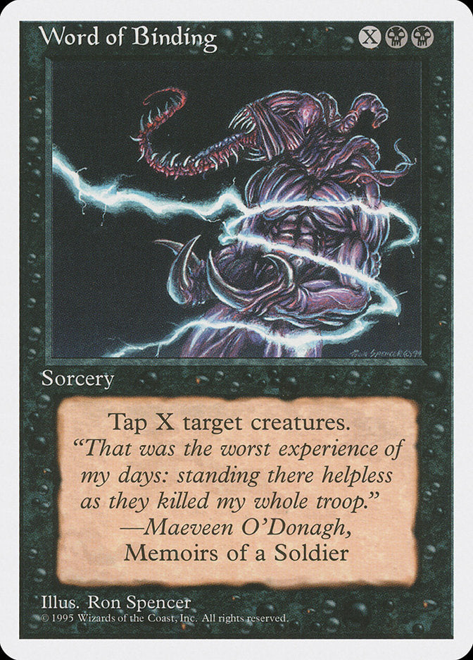 Word of Binding (172) [Fourth Edition] | Odin's Place