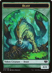 Elf Druid // Beast (020/036) Double-Sided Token [Commander 2014 Tokens] | Odin's Place