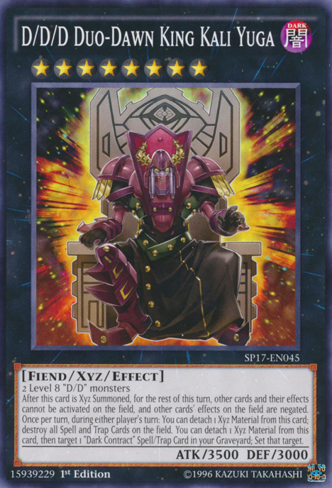 D/D/D Duo-Dawn King Kali Yuga [SP17-EN045] Common | Odin's Place