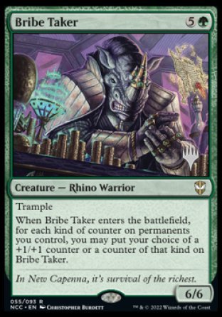 Bribe Taker (Promo Pack) [Streets of New Capenna Commander Promos] | Odin's Place