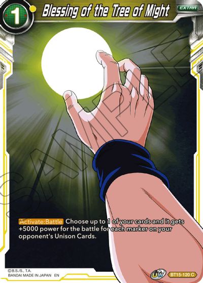 Blessing of the Tree of Might (BT15-120) [Saiyan Showdown] | Odin's Place