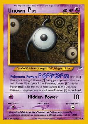 Unown [P] (58/105) [Neo Destiny Unlimited] | Odin's Place