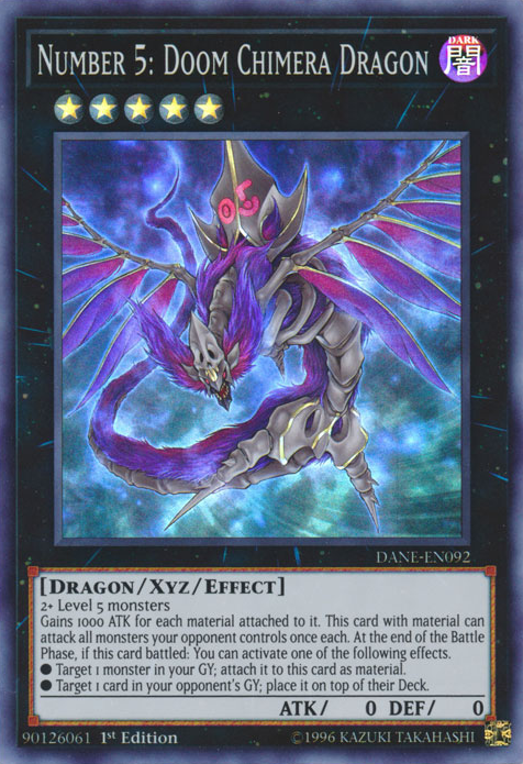 Number 5: Doom Chimera Dragon [DANE-EN092] Super Rare | Odin's Place