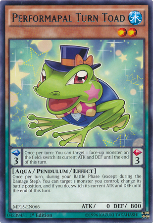 Performapal Turn Toad [MP15-EN066] Rare | Odin's Place
