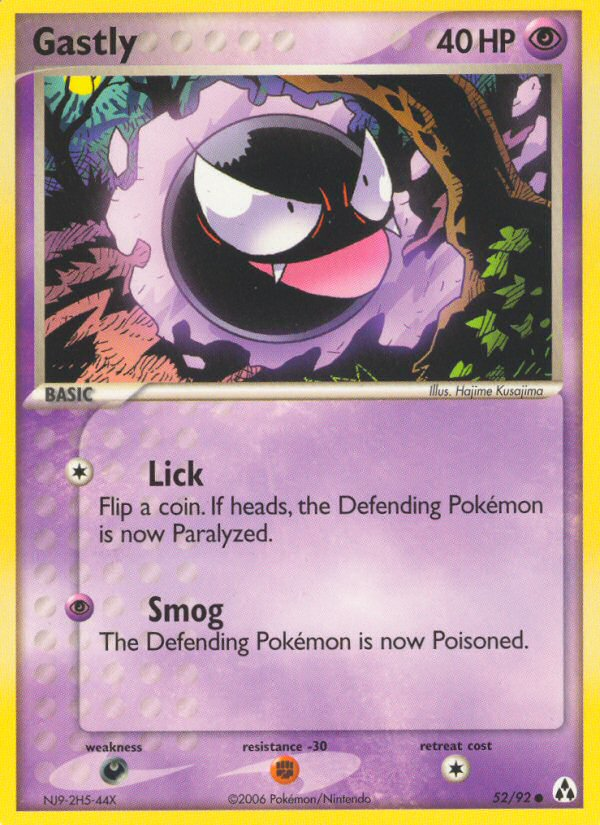 Gastly (52/92) [EX: Legend Maker] | Odin's Place