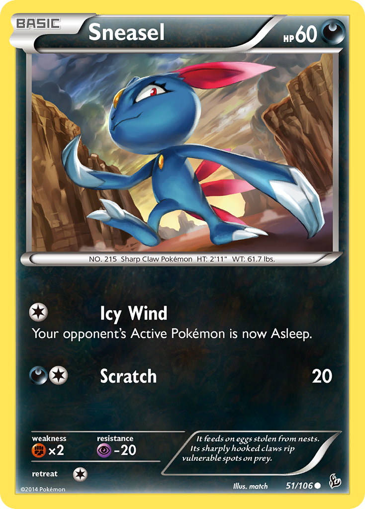 Sneasel (51/106) [XY: Flashfire] | Odin's Place