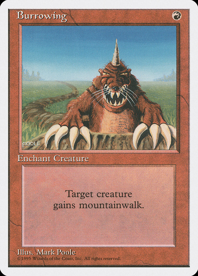 Burrowing (180) [Fourth Edition] | Odin's Place