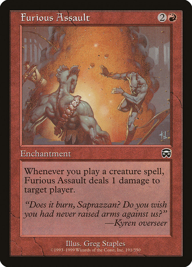 Furious Assault (191) [Mercadian Masques] | Odin's Place