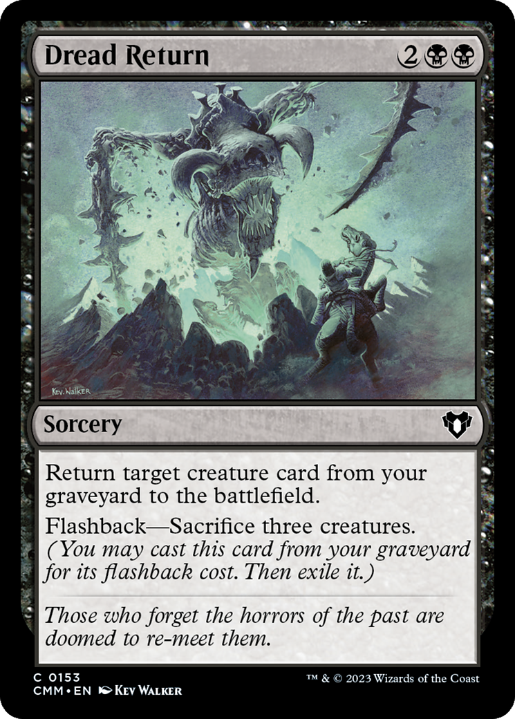 Dread Return [Commander Masters] | Odin's Place
