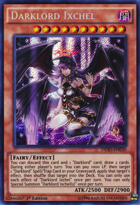 Darklord Ixchel [DESO-EN030] Secret Rare | Odin's Place