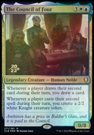 The Council of Four [Commander Legends: Battle for Baldur's Gate Prerelease Promos] | Odin's Place