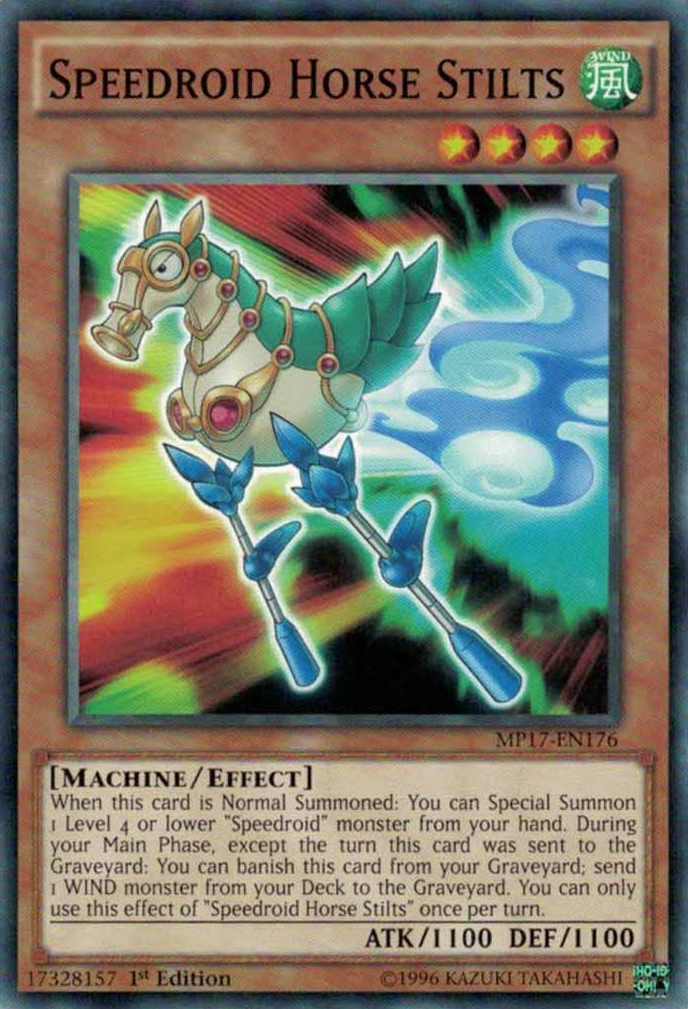 Speedroid Horse Stilts [MP17-EN176] Common | Odin's Place