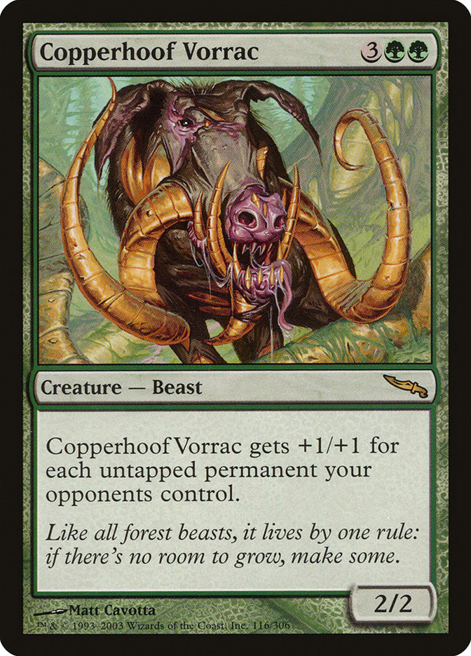 Copperhoof Vorrac [Mirrodin] | Odin's Place