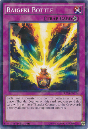 Raigeki Bottle [BP03-EN224] Shatterfoil Rare | Odin's Place