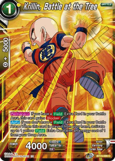 Krillin, Battle at the Tree (BT15-099) [Saiyan Showdown] | Odin's Place