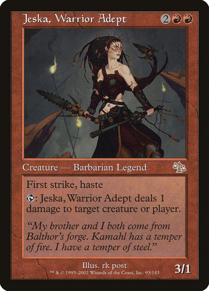 Jeska, Warrior Adept (93) [Judgment] | Odin's Place