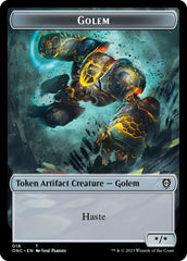 The Monarch // Golem Double-Sided Token [Phyrexia: All Will Be One Commander Tokens] | Odin's Place