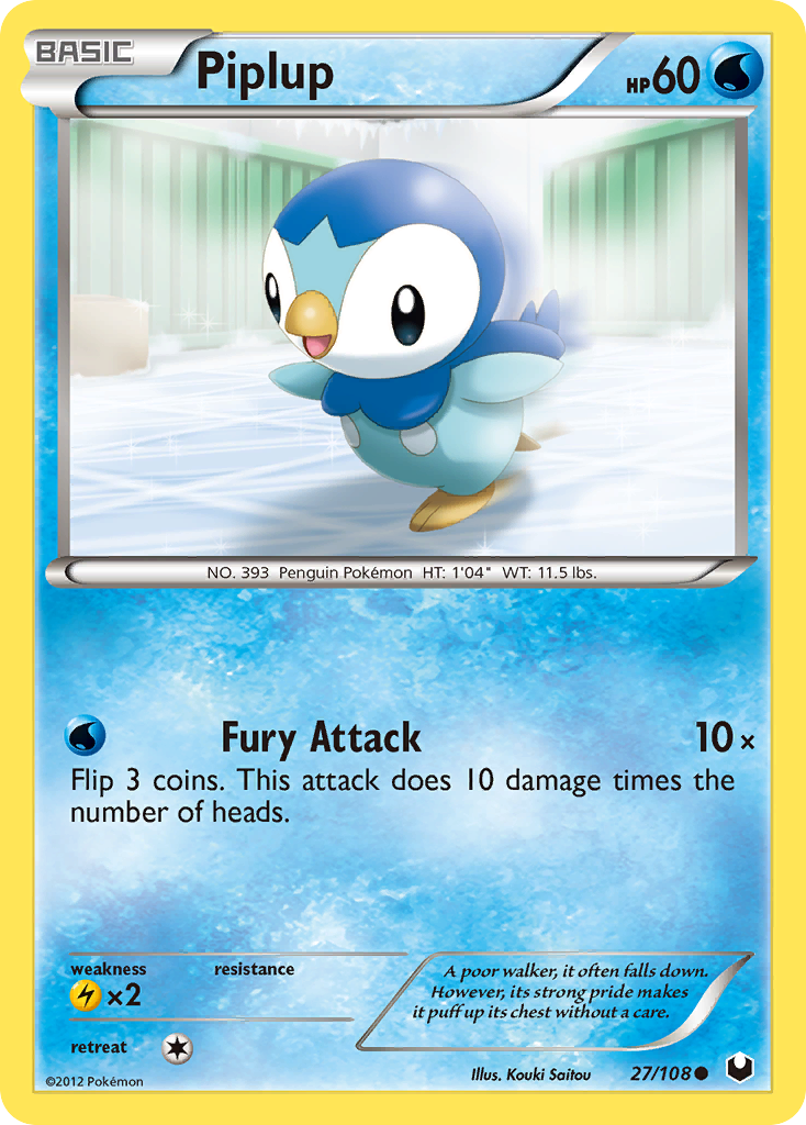 Piplup (27/108) [Black & White: Dark Explorers] | Odin's Place