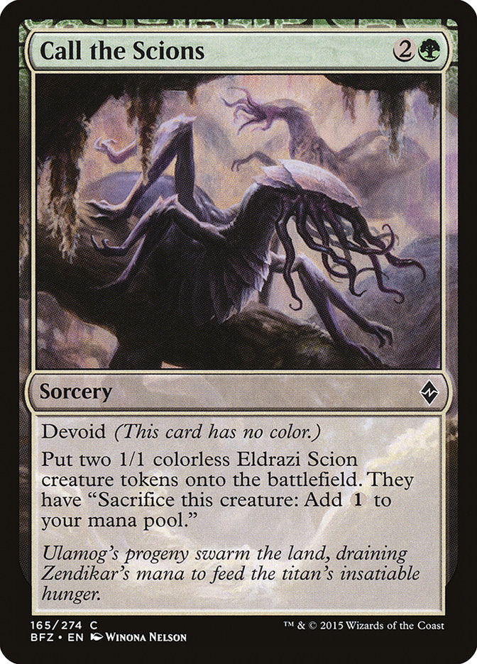 Call the Scions (165) [Battle for Zendikar] | Odin's Place
