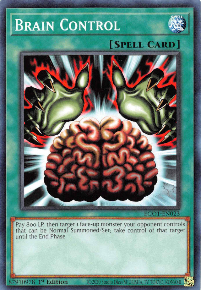 Brain Control [EGO1-EN023] Common | Odin's Place