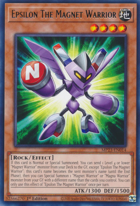 Epsilon The Magnet Warrior [MP23-EN014] Rare | Odin's Place