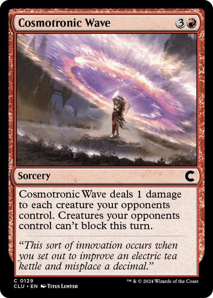 Cosmotronic Wave [Ravnica: Clue Edition] | Odin's Place
