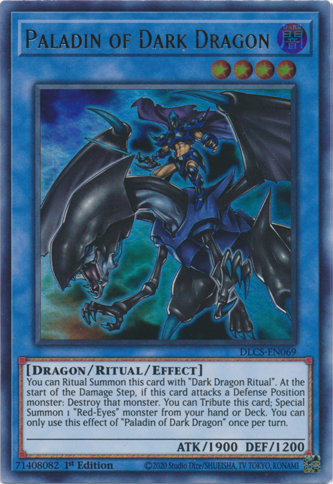 Paladin of Dark Dragon [DLCS-EN069] Ultra Rare | Odin's Place