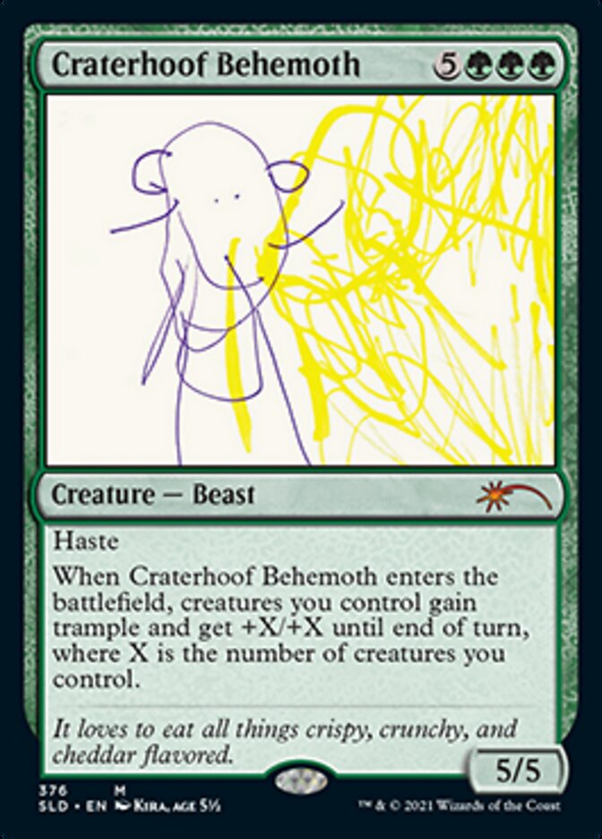 Craterhoof Behemoth (376) [Secret Lair Drop Series] | Odin's Place