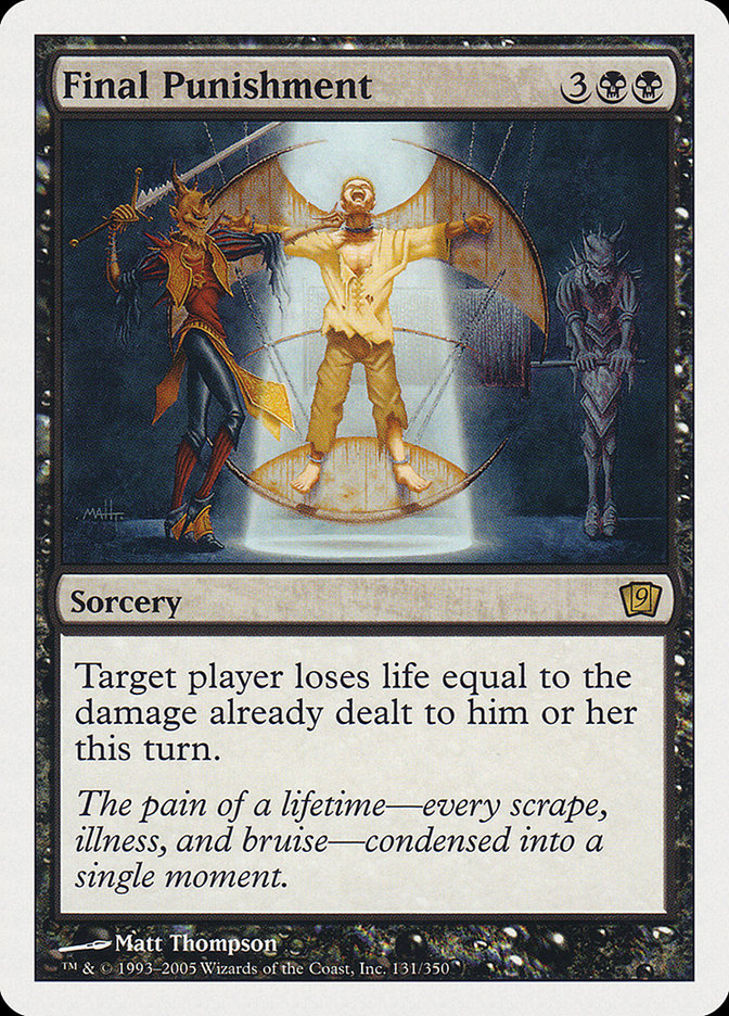 Final Punishment (131) [Ninth Edition] | Odin's Place