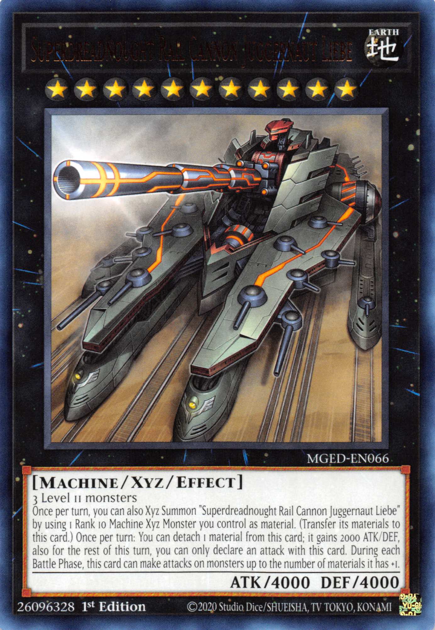 Superdreadnought Rail Cannon Juggernaut Liebe [MGED-EN066] Rare | Odin's Place