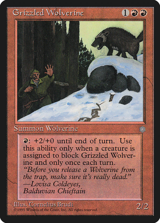 Grizzled Wolverine (192) [Ice Age] | Odin's Place