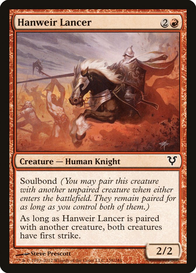 Hanweir Lancer (138) [Avacyn Restored] | Odin's Place