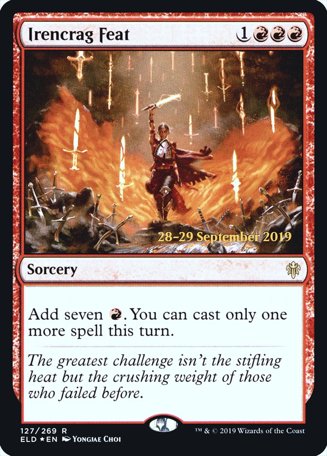Irencrag Feat [Throne of Eldraine Prerelease Promos] | Odin's Place