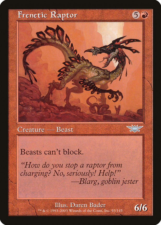 Frenetic Raptor (93) [Legions] | Odin's Place