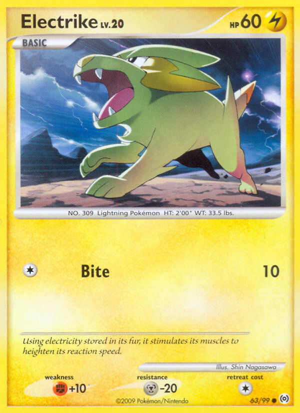 Electrike (63/99) [Platinum: Arceus] | Odin's Place