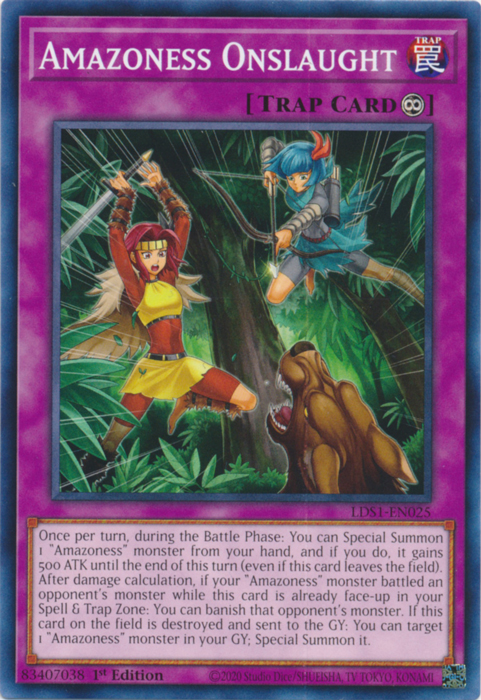 Amazoness Onslaught [LDS1-EN025] Common | Odin's Place