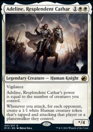 Adeline, Resplendent Cathar (Promo Pack) [Innistrad: Midnight Hunt Promos] | Odin's Place