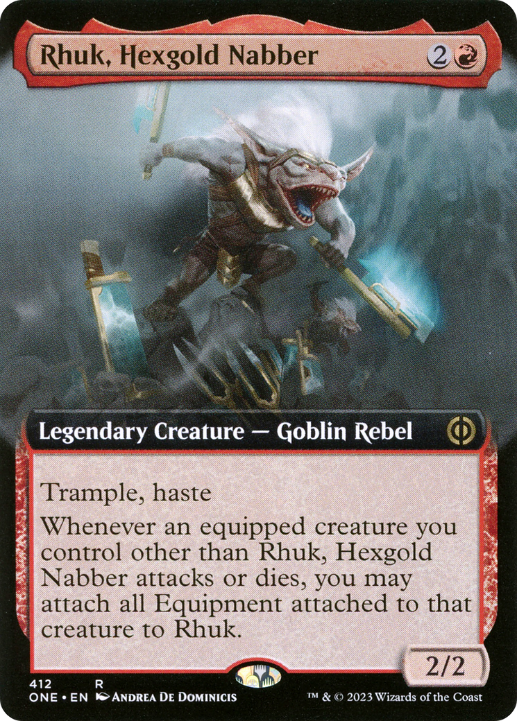 Rhuk, Hexgold Nabber (Extended Art) [Phyrexia: All Will Be One] | Odin's Place