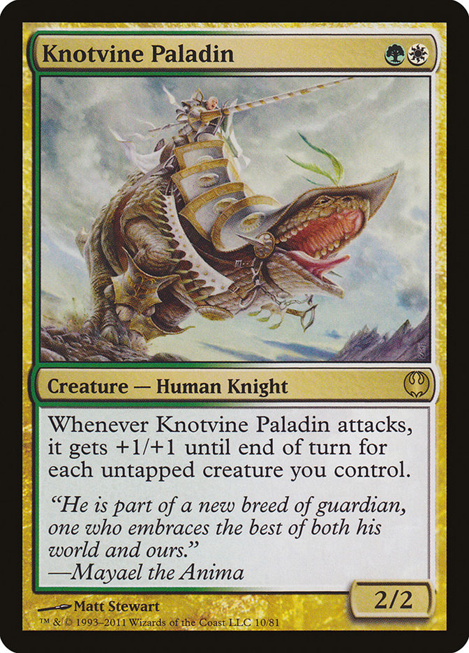 Knotvine Paladin (10) [Duel Decks: Knights vs. Dragons] | Odin's Place