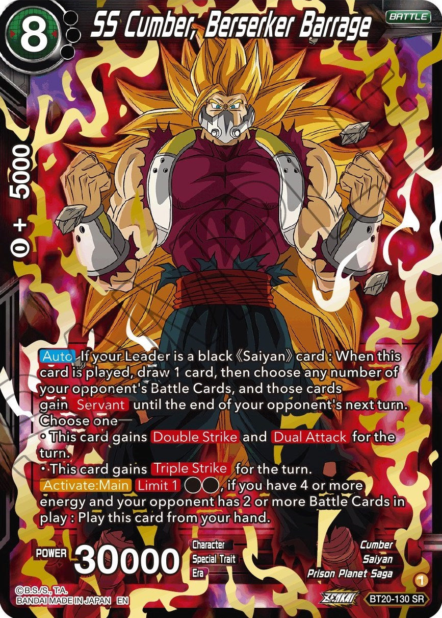 SS Cumber, Berserker Barrage (BT20-130) [Power Absorbed] | Odin's Place