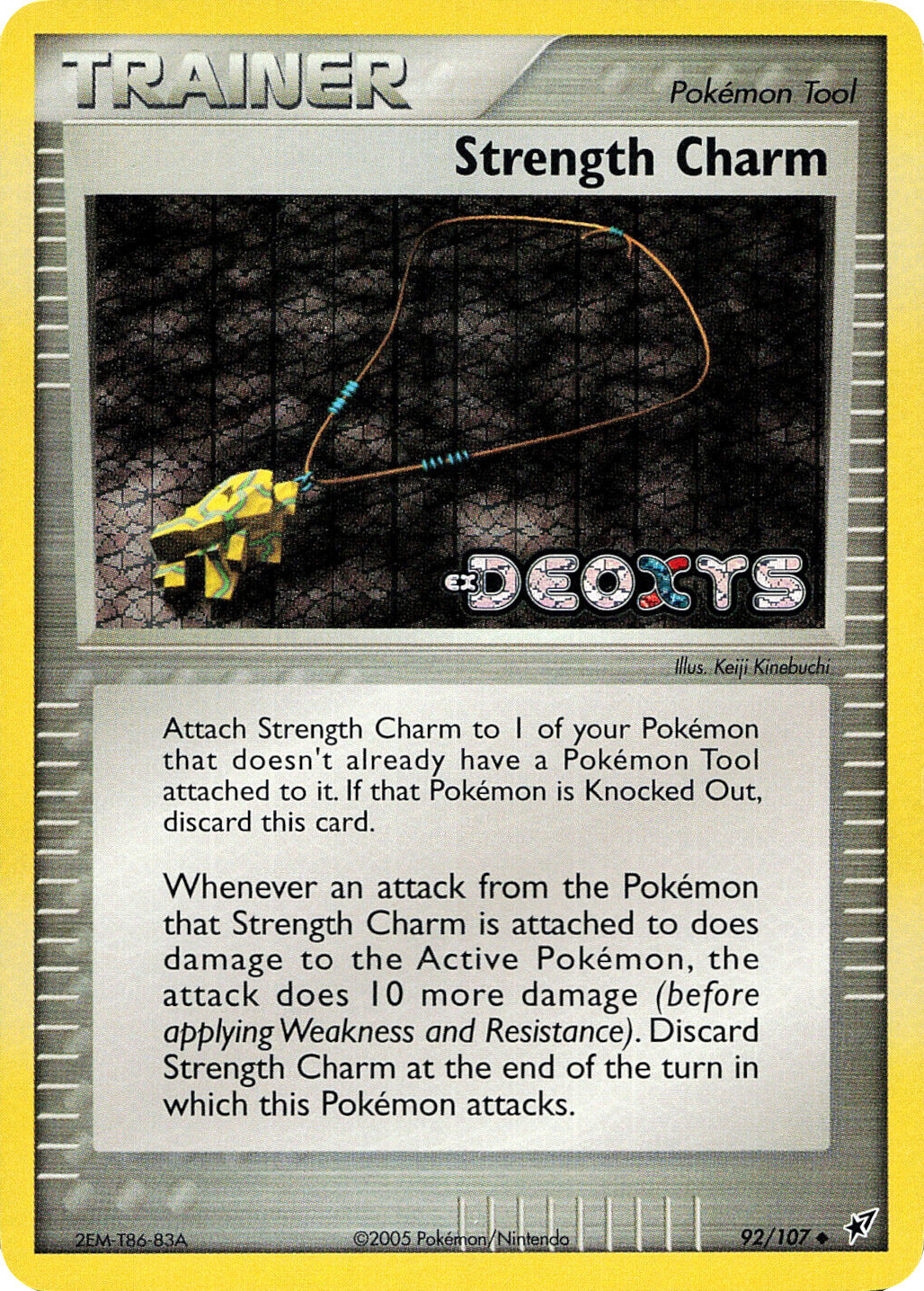 Strength Charm (92/107) (Stamped) [EX: Deoxys] | Odin's Place