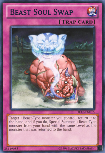 Beast Soul Swap (Blue) [DL16-EN015] Rare | Odin's Place